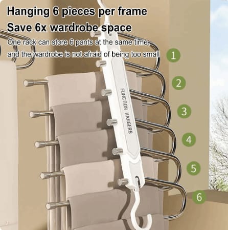 EE™ - 6 LAYERS FOLDABLE BOUCHIC CLOTHES HANGER